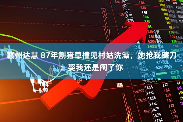 赣州达慧 87年割猪草撞见村姑洗澡，她抢我镰刀：娶我还是阉了你