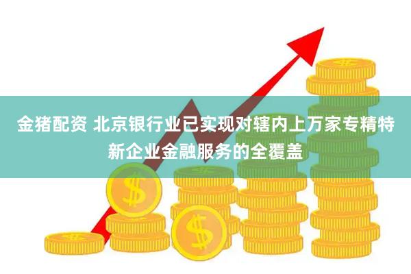 金猪配资 北京银行业已实现对辖内上万家专精特新企业金融服务的全覆盖