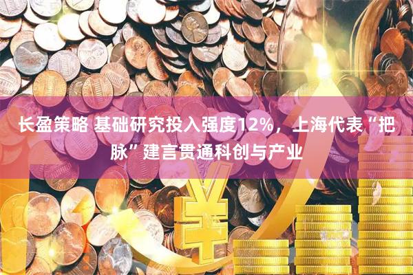 长盈策略 基础研究投入强度12%，上海代表“把脉”建言贯通科创与产业